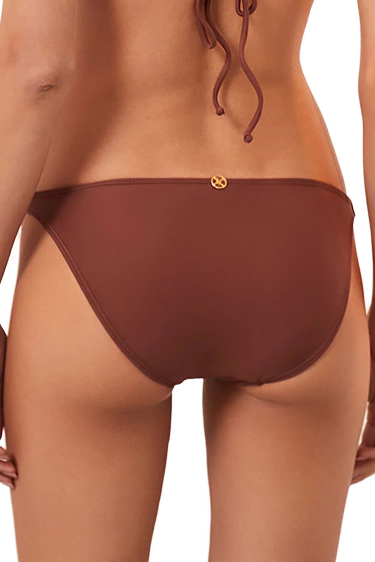 Vix Swimwear Women's Paula Tab Side Hipster Bikini Bottom - NUTSHELL