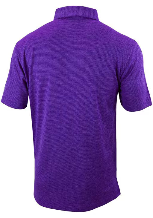 Columbia Los Angeles Lakers Mens Purple Heat Seal Omni Wick Set Short Sleeve Polo
