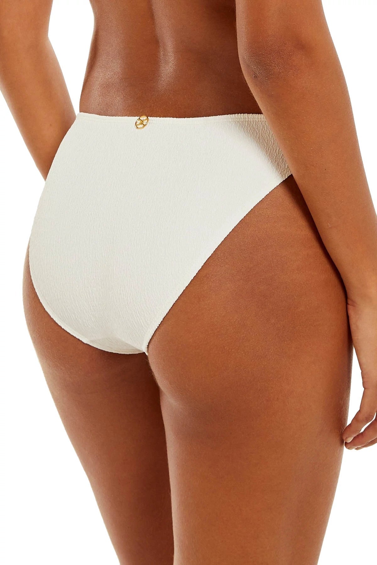 Vix Swimwear Women's Fany Tab Side Hipster Bikini Bottom - FIRENZE WHITE
