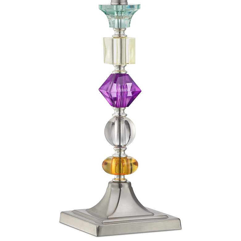 Lamps Plus 360 Lighting Bijoux 25 1/2" Modern Purple Table Lamp