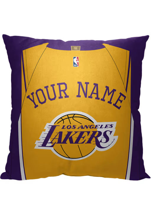 Los Angeles Lakers Personalized Jersey Pillow