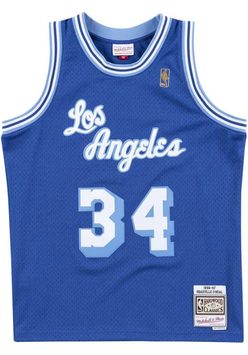 Shaquille O'Neal Los Angeles Lakers Mitchell and Ness 96-97 HWC Swingman Jersey