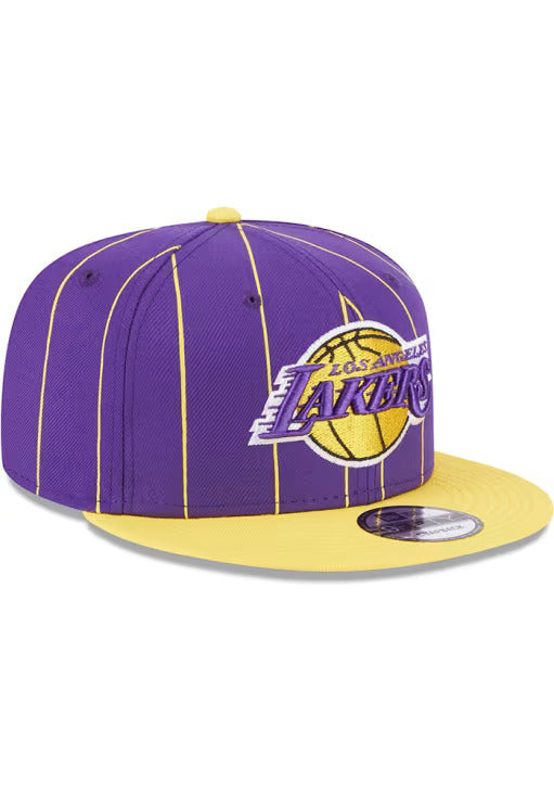 New Era Los Angeles Lakers Purple Vintage 9FIFTY Mens Snapback Hat