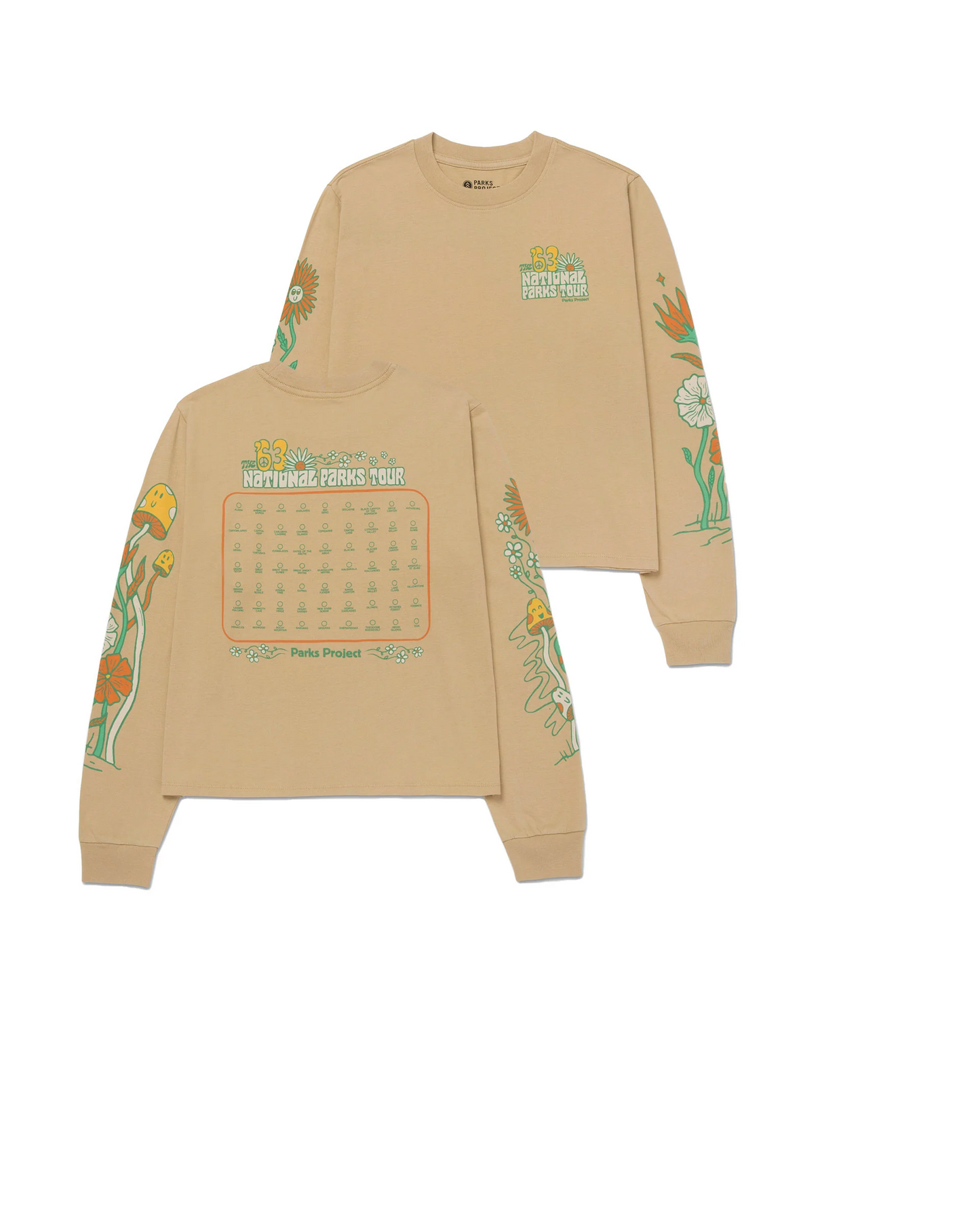 Parks Project '63 National Parks Boxy Long Sleeve Tee