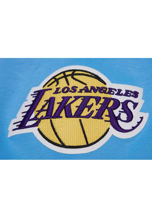 Pro Standard Los Angeles Lakers Mens Blue Chenille Long Sleeve Zip Fashion