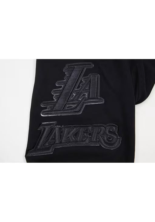 Pro Standard Los Angeles Lakers Mens Black Tonal Long Sleeve Full Zip Jacket
