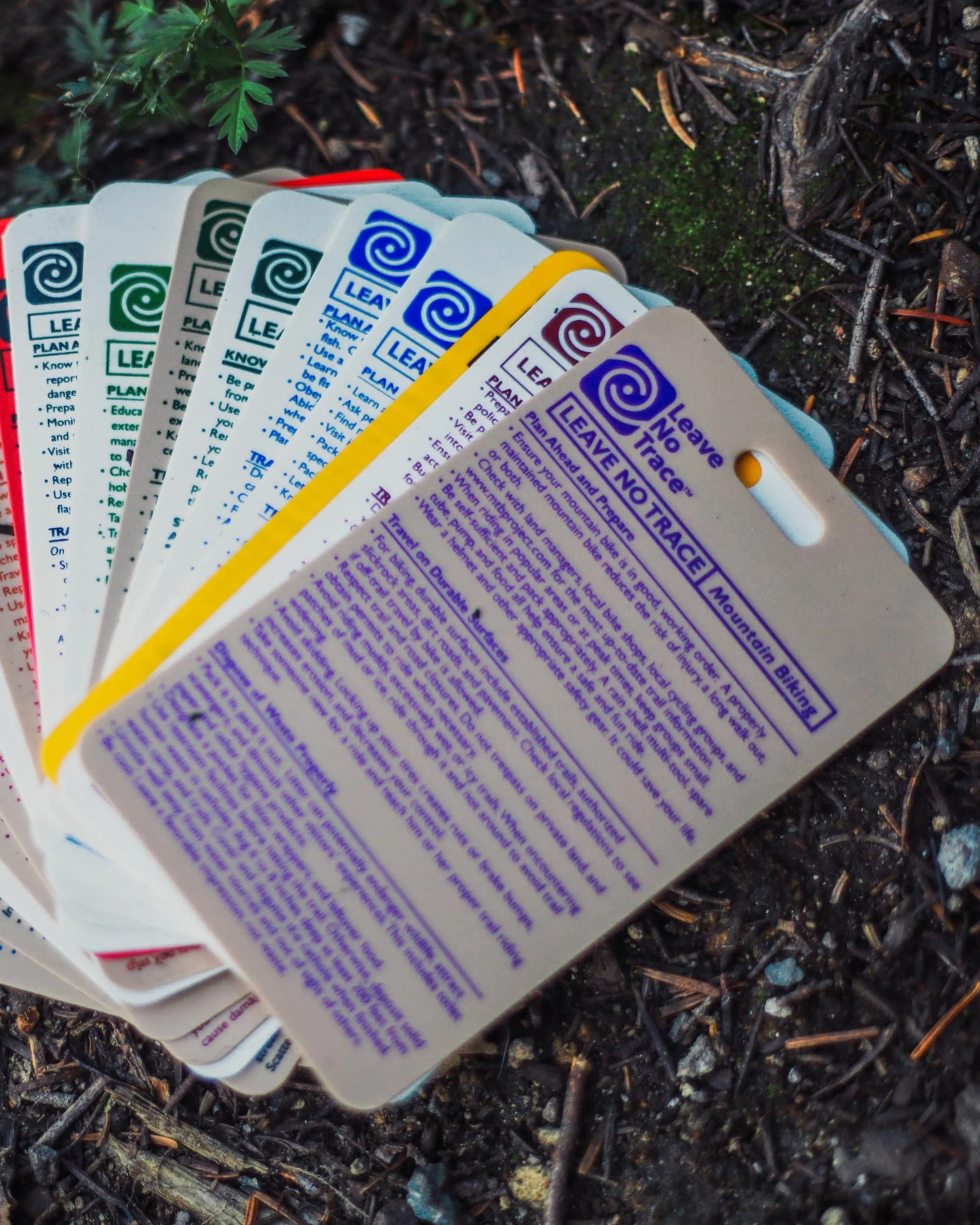 Parks Project Leave No Trace x Parks Project Outdoor Ethics Cards