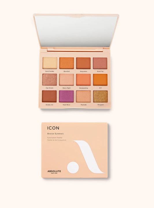 Absolute New York Bronze Summers Icon Eyeshadow Palette