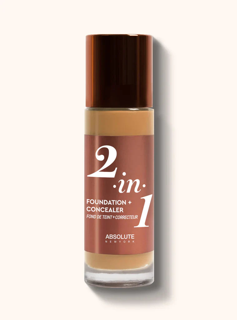 Absolute New York Women's 2-in-1 Foundation + Concealer 1