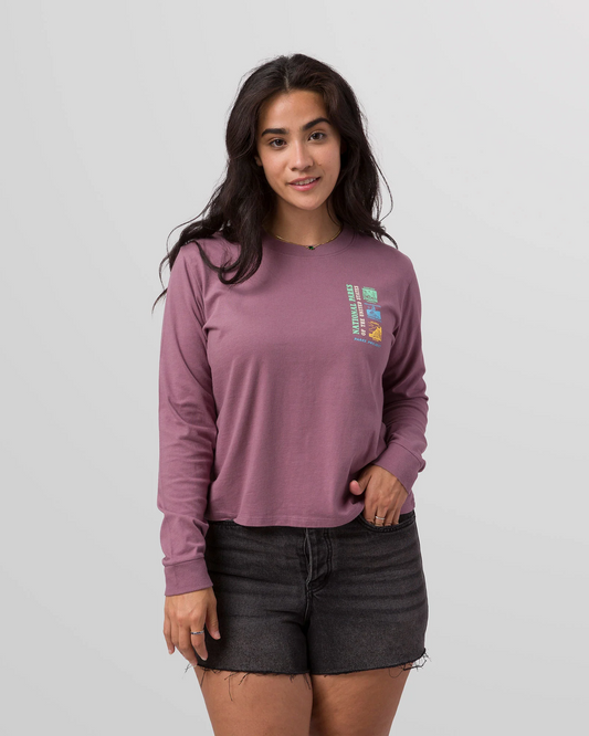 Parks Project National Parks Stacked Boxy Long Sleeve Tee