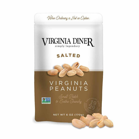 Virginia Diner Salted Virginia Peanuts Resealable Pouch