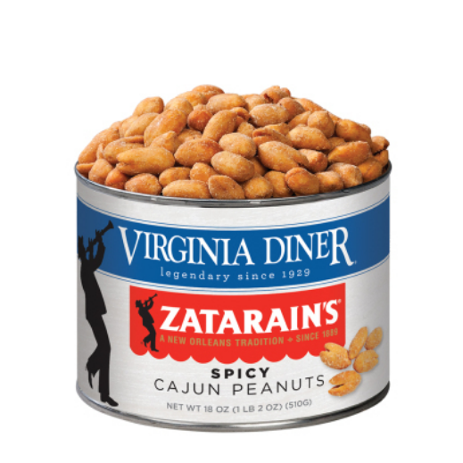 Virginia Diner Zatarain's Spicy Cajun Virginia Peanuts