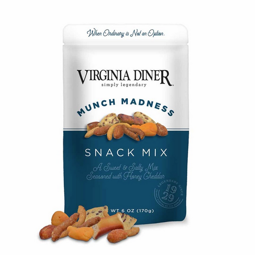 Virginia Diner Munch Madness Snack Mix Resealable Pouch