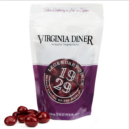 Virginia Diner Red Velvet Chocolate Cherries Resealable Pouch