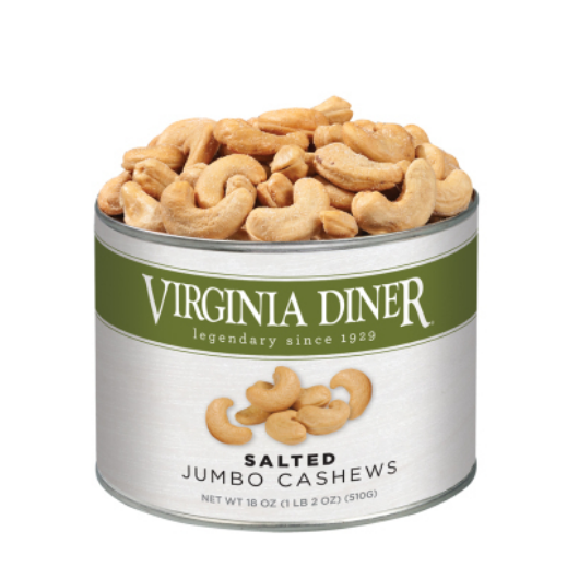 Virginia Diner Salted Jumbo Cashews