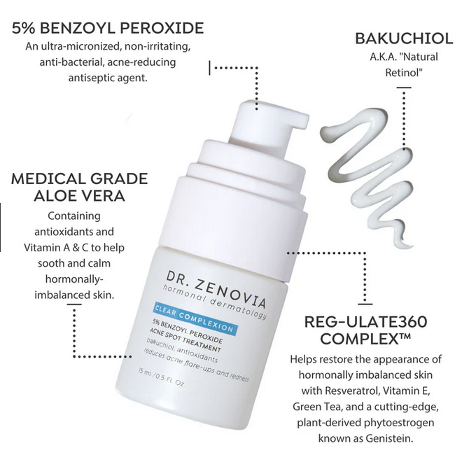 Dr. Zenovia 5% Benzoyl Peroxide Acne Spot Treatment