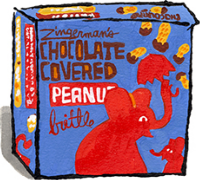 Zingerman's Chocolate Covered Peanut Brittle
