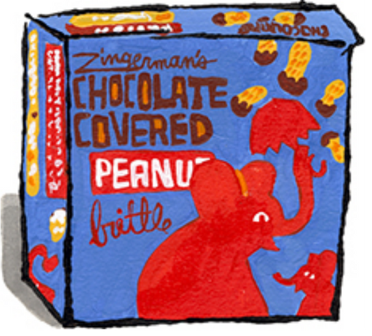 Zingerman's Chocolate Covered Peanut Brittle