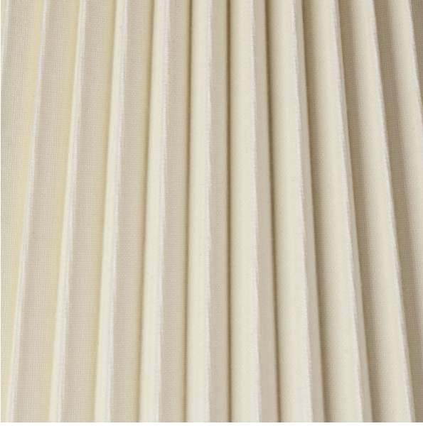 Lamps Plus Springcrest Ivory Linen Knife Pleat Lamp Shade 9x14.5x10 (Spider)