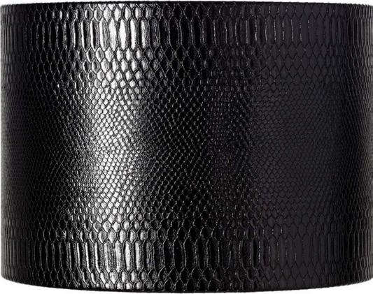 Lamps Plus Springcrest Reptile Print Black Shade with Silver Lining 15x15x11 (Spider)