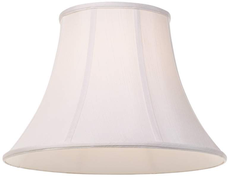 Lamps Plus Imperial Shade Creme White Bell Lamp Shade 9x18x13 (Spider)