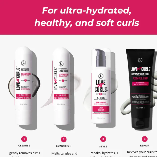 LUS Brands Ultra-Hydrating Curl Kit