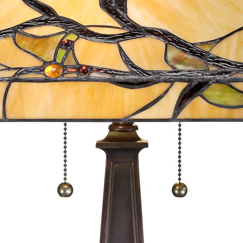 Lamps Plus Robert Louis Tiffany Budding Branch 24" Tiffany-Style Glass Table Lamp
