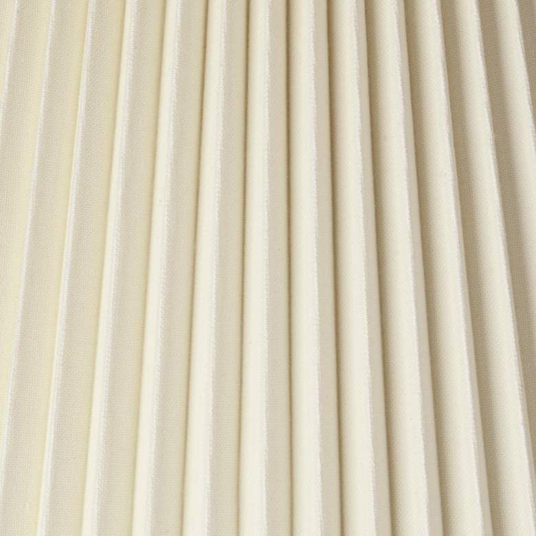 Lamps Plus Springcrest Ivory Knife Pleated Shade 11x18x12 (Spider)